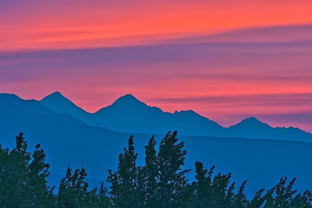 Canada-Yukon-Kluane National Park Sunset on the St Elias Mountains art print by Jaynes Gallery for $57.95 CAD